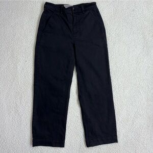 Everlane Black Cropped Straight Short Jeans